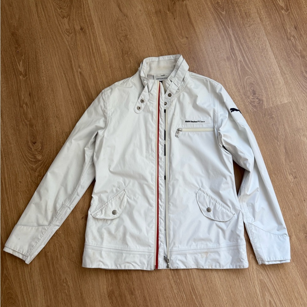 Puma Women's White BMW Sauber F1 Team Jacket